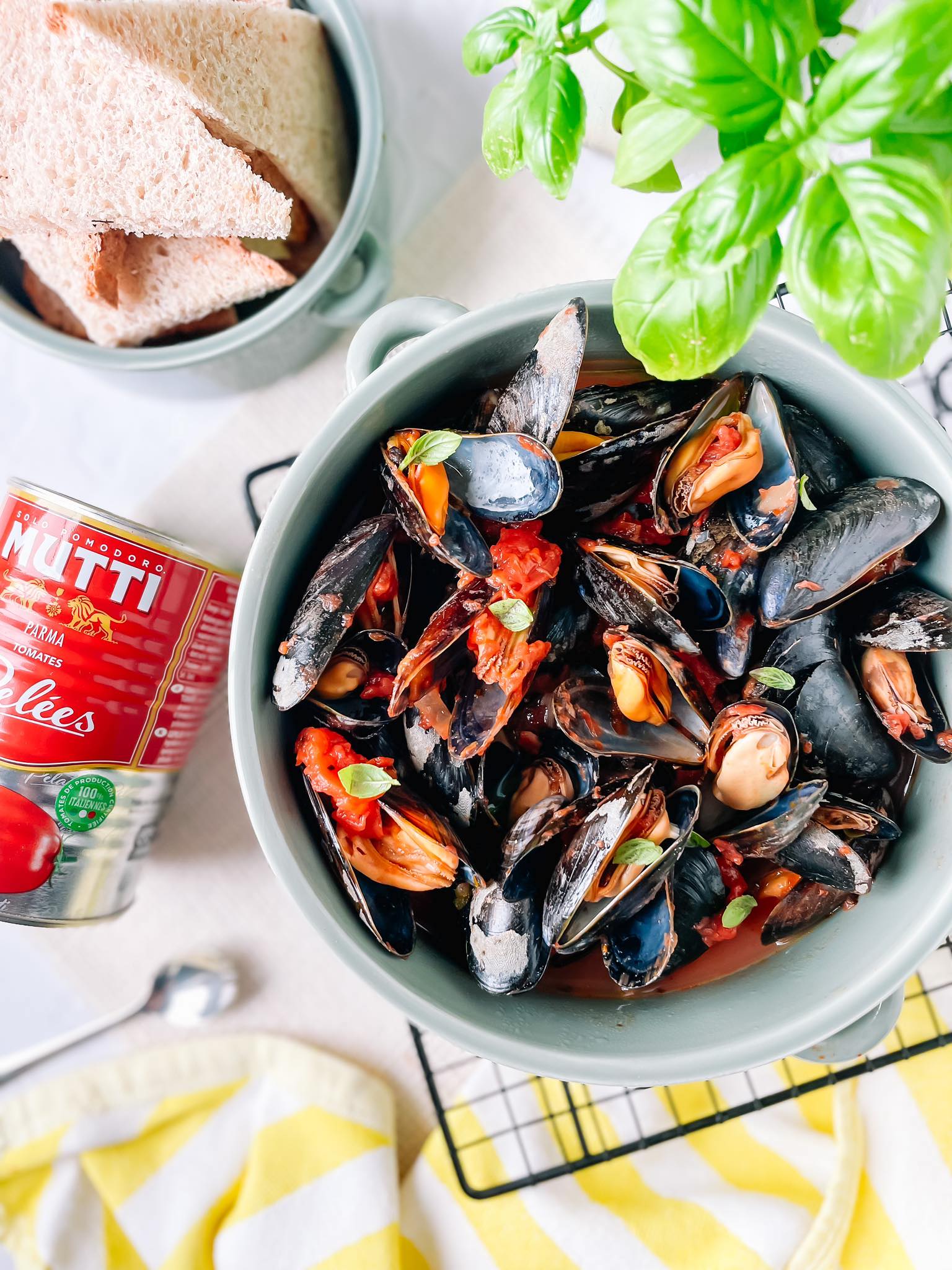 Gestoomde mosselen in tomaten bouillon BlogVivant